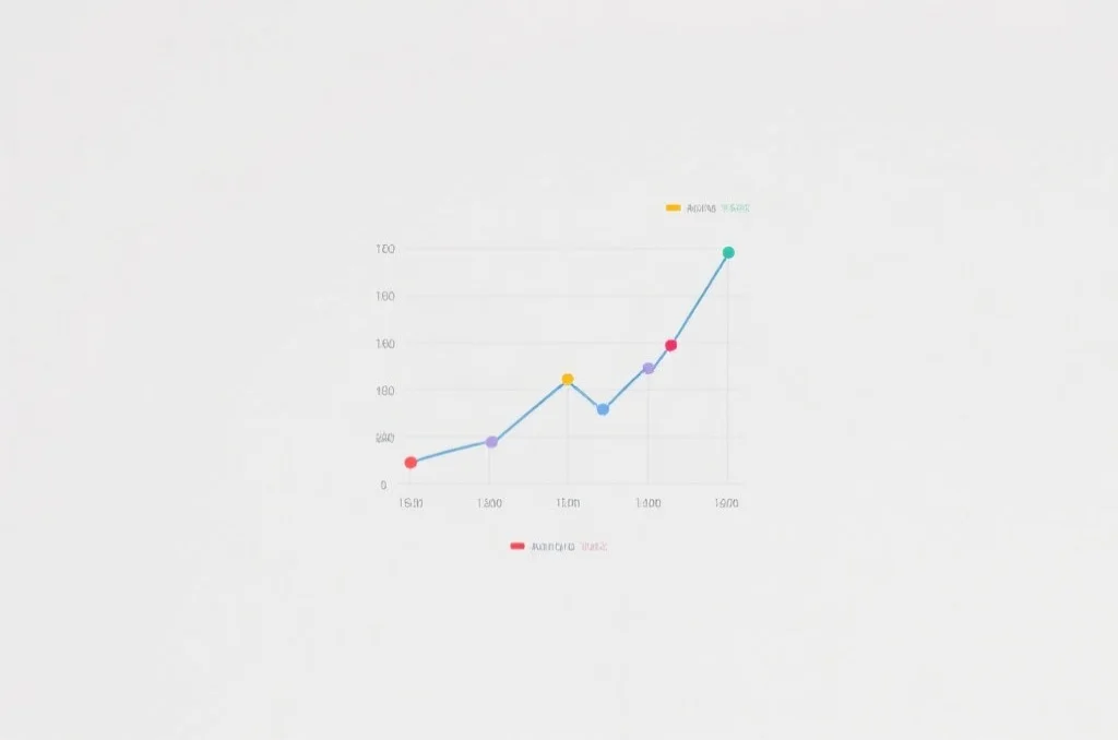 一个展示数据增长趋势的折线图